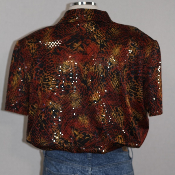 Miss Dorby Snakeskin Blouse - Picture 11 of 14